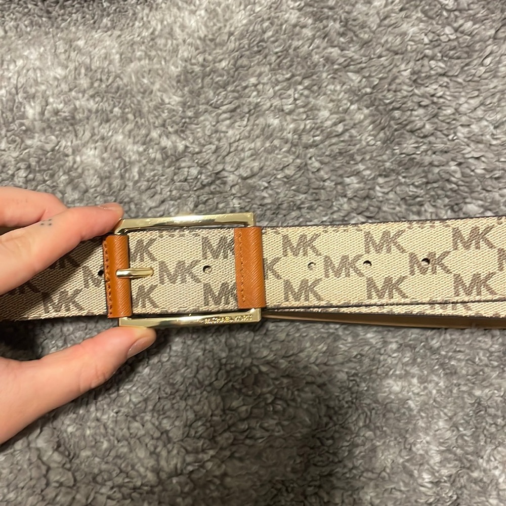 Micheal Kors monogrammed belt